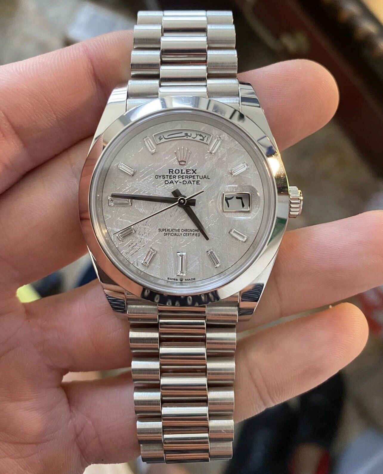 Genuine Original Rolex 228206 Day Date 40 Factory Arabic | eBay