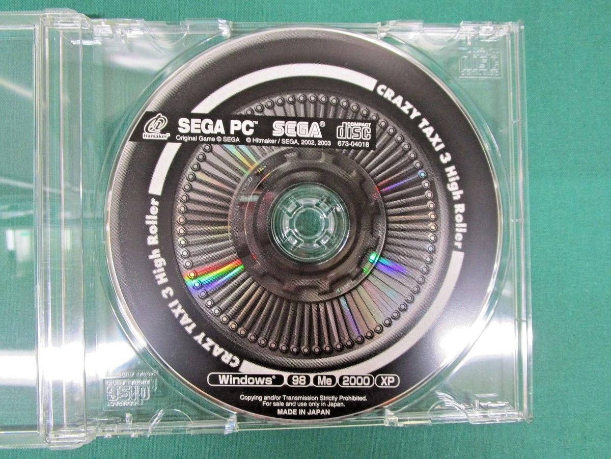 WINDOWS PC GAME -- CRAZY TAXI 3 High Roller -- Windows98/Me