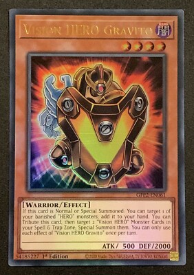 Vision HELD Gravito | GFP2-DE061 | Ultra Rare | 1. Auflage | YuGiOh TCG