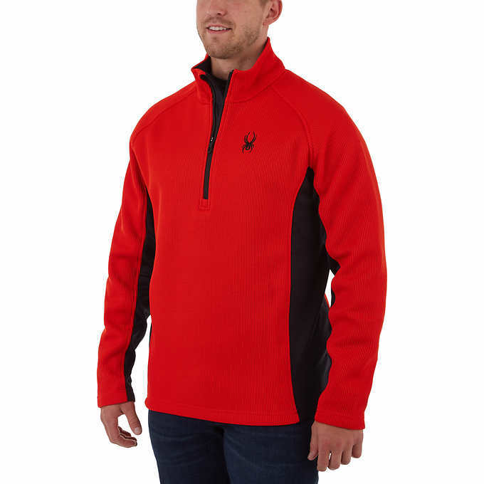 Spyder Men's Halfzip Outbound Stryke Sweater Jacket eBay