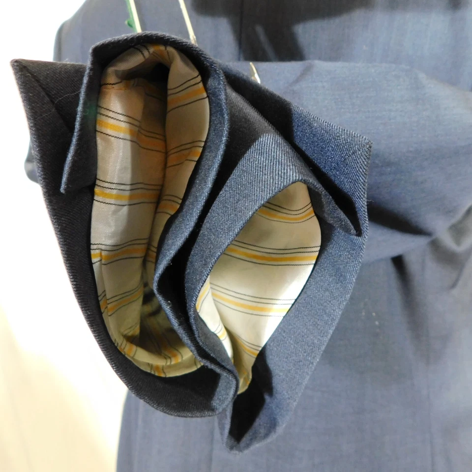 Chaqueta Blazer Ermenegildo Zegna Traveller Para Hombres 42R Saks 5th Ave Azul Marino Moderna Foto 4 de 4