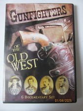 Gunfighters of the Old West Cowboys Parts 1 2 DVD  Case Wild Bill Hickock LN