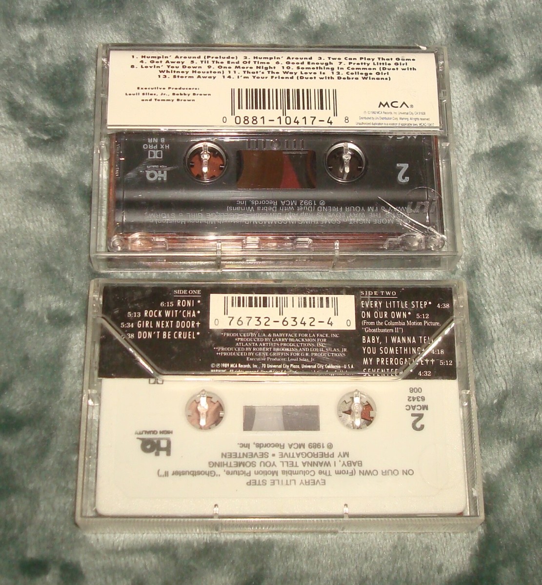 2 BOBBY BROWN CASSETTE TAPES 1989 1992 DANCE YA KNOW IT 80s 90s