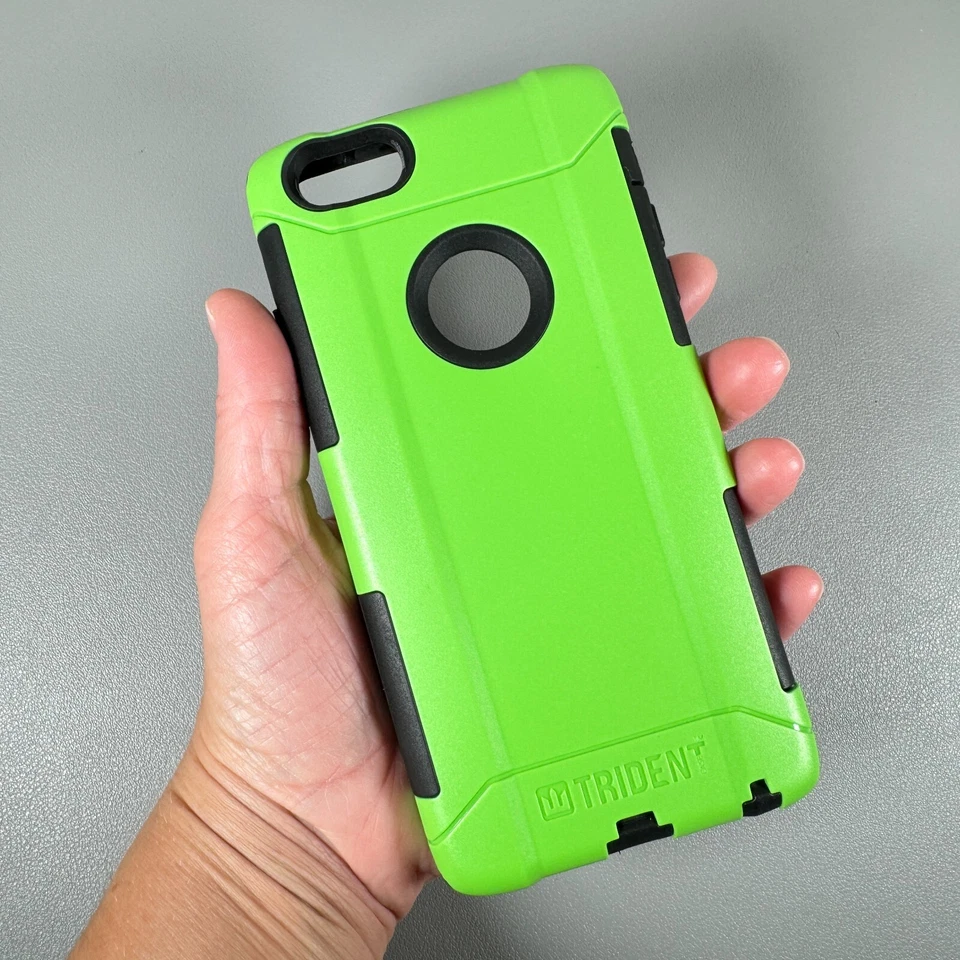 TRIDENT Aegis Series Case For iPhone 6 PLUS: Neon Lime Green | Dual Layer | NEW - Image 3 of 4