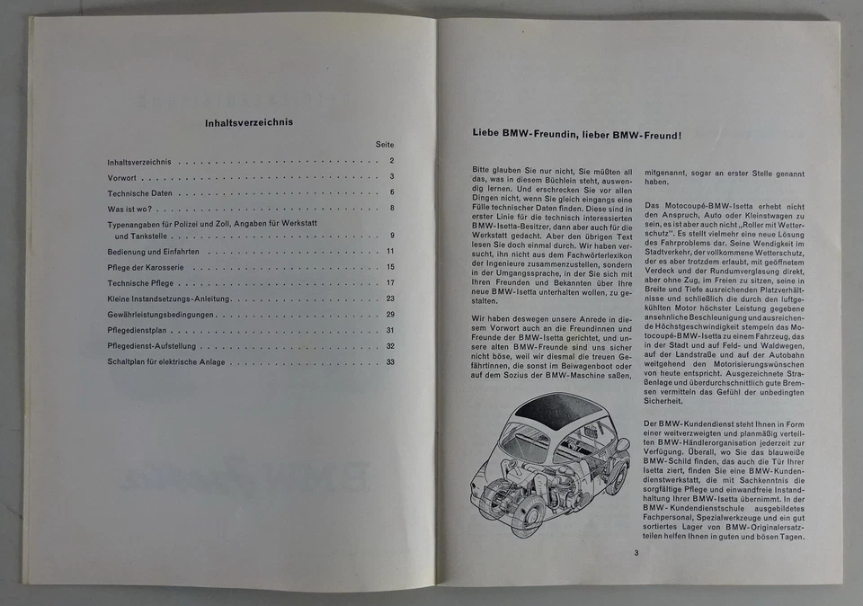 Manuale BMW Isetta Stand 10/1960 Foto 2 de 3
