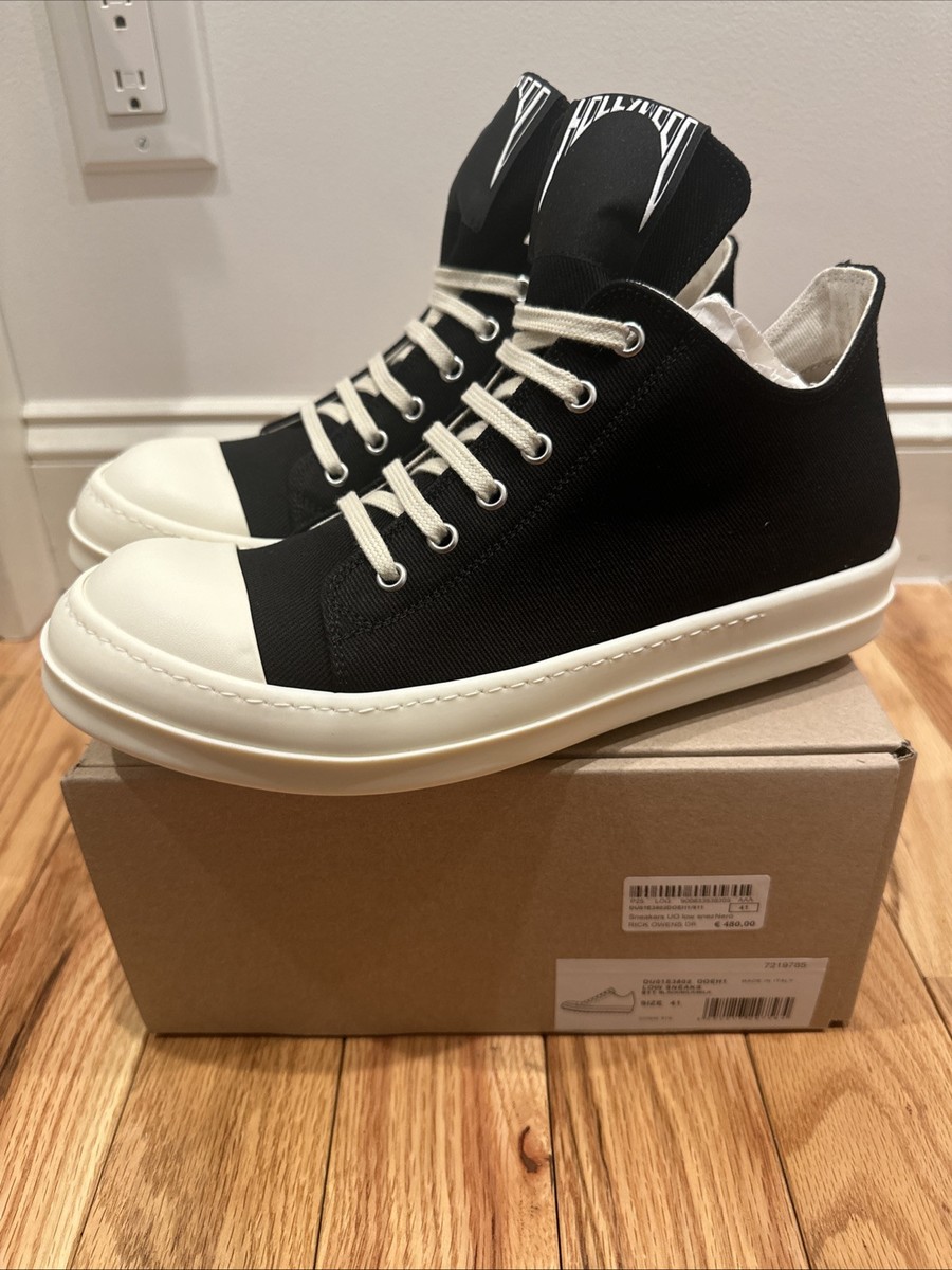 Rick Owens DRKSHDW ラモーンズスニーカー EU41 Rick Owens DRKSHDW Ramones Low Black - Size EU41/US8 | eBay