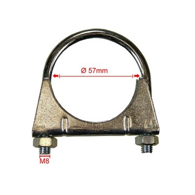 Augustin Group Auspuffbügelschelle M 8 Ø 57 mm 7731082