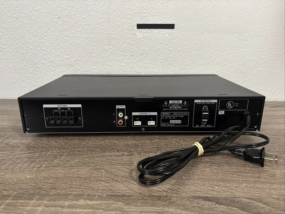 Receptor estéreo de audio Sony FM AM ST-JX521 gris probado funciona Foto 4 de 4