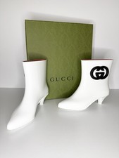 Gucci Ankle Boots / White - Size 39 FR / 38 IT - Brand New