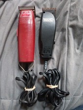 2 Vintage Dog & Human Clippers:  1 Oster Lucky Dog 13 AND 1 Wahl TESTED WORKING