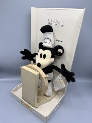 Steiff Tier 651472 Mickey Mouse as Walt Disney´s Steamboat Willie 22 cm.