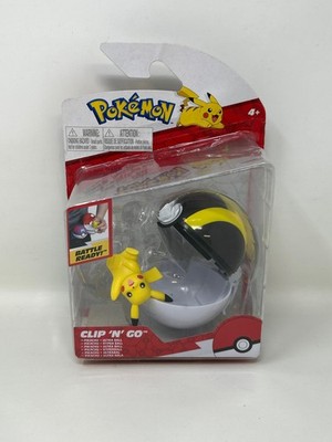 Pokmon PKW2654 - Clip 'n'Go Pokball - Pikachu and Ultraball, Official Pokball