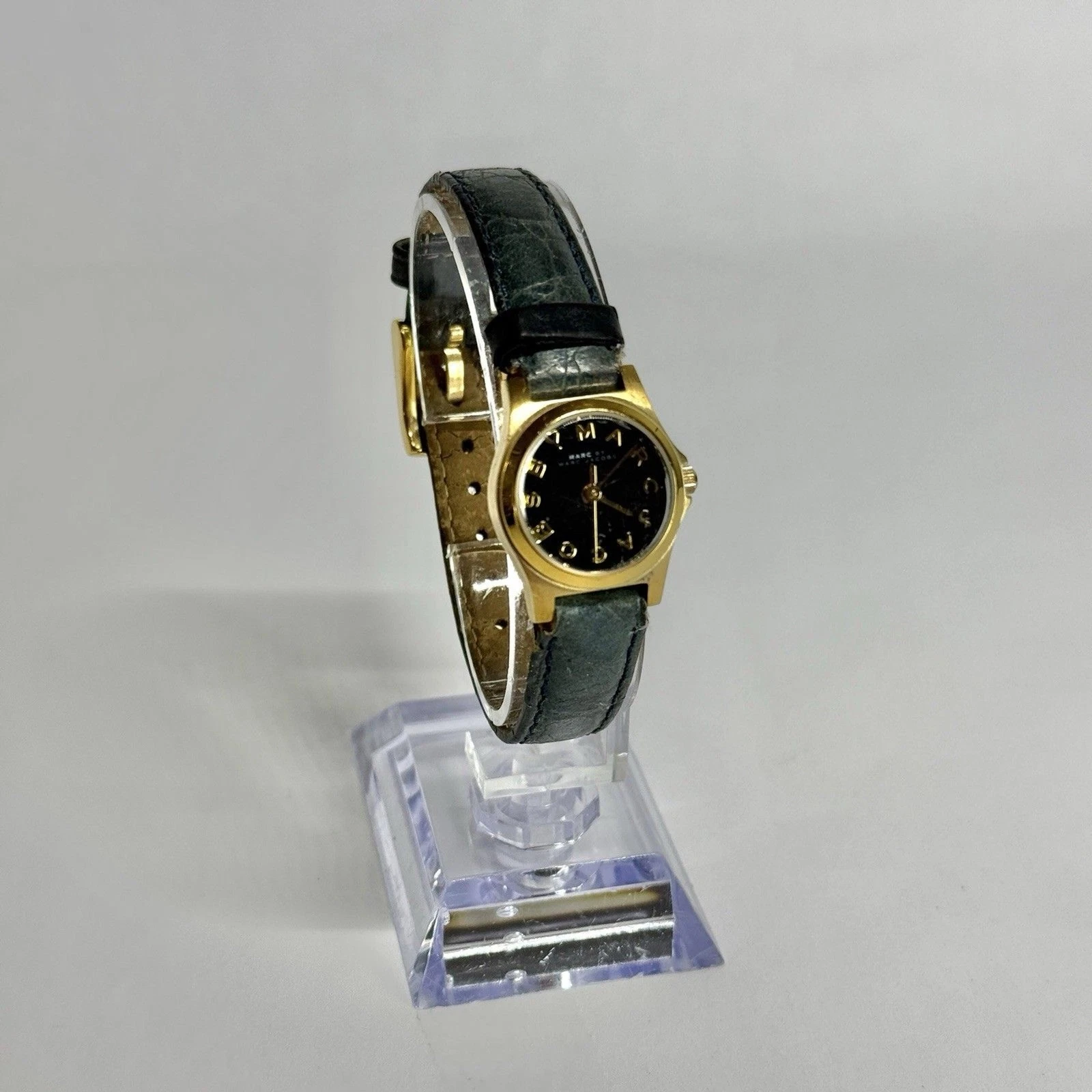 MARC JACOBS MBM1240 Gold Tone Analog Quartz Women Vintage Watch W448 *WORKING