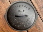 Griswold Cast Iron #7 Fully Marked Low Dome Skillet Lid