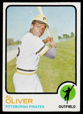 1973 Topps SET-BREAK #225 Al Oliver EX or Better, (HUCK'S)