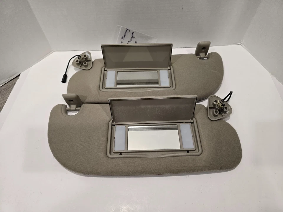 Juego de pares de parasoles Crown Victoria Grand Marquis Gray Stone 2006-2009 A004 Foto 2 de 4