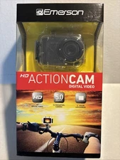 EMERSON HD Action Digital Video Camera Rechargeable Sports CAM 2013 5.0 MgpxlNIB