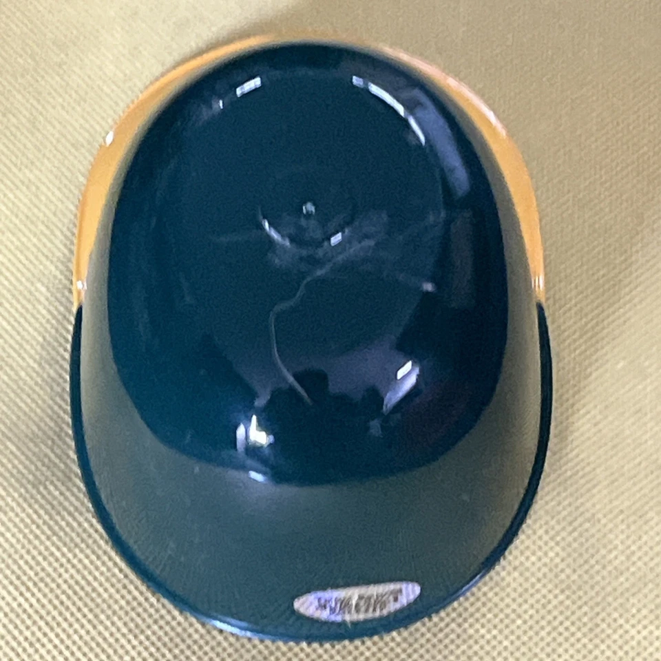 Mini casco firmado por Ricky Henderson Oakland A’s certificado de autenticidad holograma autografiado Foto 4 de 4