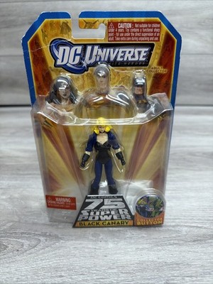 New DC Universe Crisis Black Canary Figure Mattel DC Comics Series 1 Figure s10