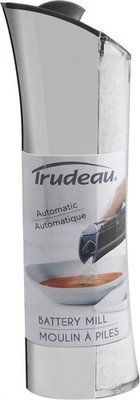 Trudeau Gravity Salt Mill 8''-Silver
