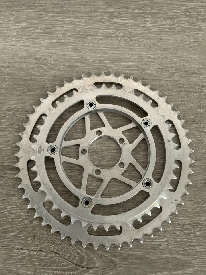 STRONGLIGHT PANTO CHAIN RINGS (2) 52-42 TOOTH 50.4 BCD 6, 7, 8 SPEED - Image 3 of 3