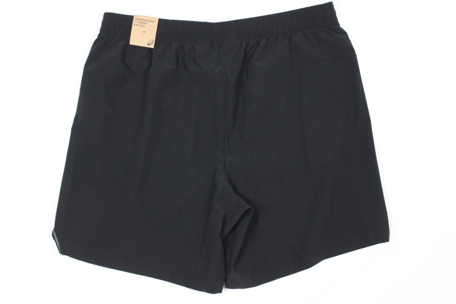 Asics Men's 7" Woven Shorts Placed Laser Cut XL Black Reflective Unlined thumbnail 2