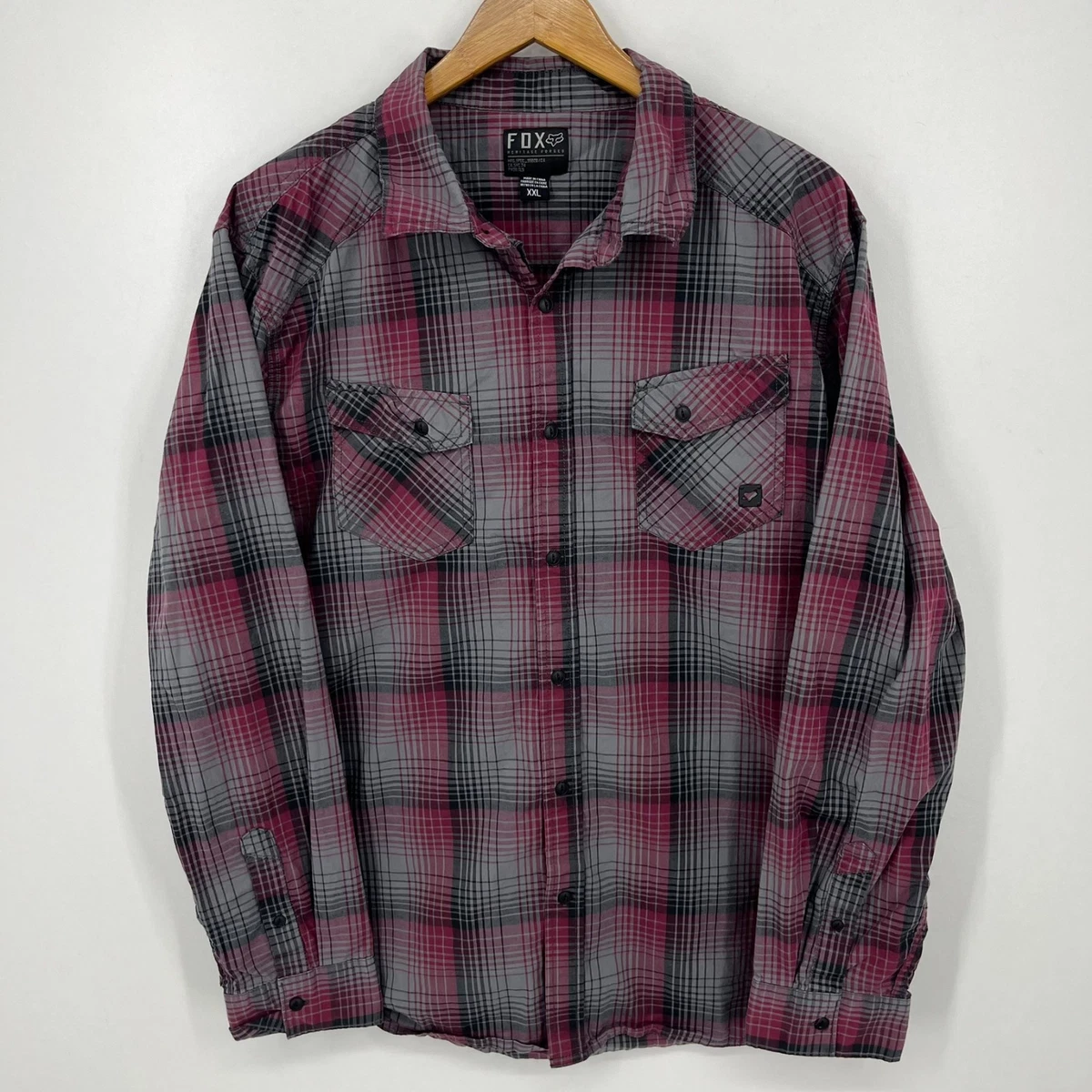Fox Long Sleeve Red Shirts for Men for sale | eBay