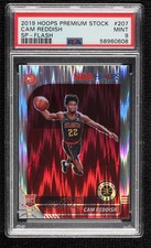 2019 NBA Hoops Premium Stock Rookie Variation Flash Prizm Cam Reddish PSA 9 09r5