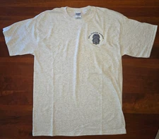 DEA Training Academy  T Shirt, Embroidered Logo, Gray Heather, Large