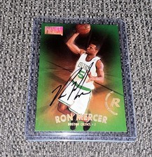 1997-98 Skybox Premium #35 Rookie Ron Mercer Auto - Boston Celtics