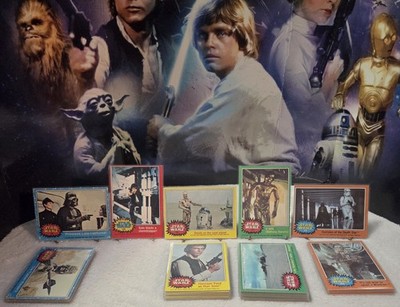   1977 TOPPS STAR WARS SERIES 1, 2, 3, 4, & 5 - (41 PC) MIXED TRADING CARD LOT