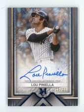 2023 Topps Museum Collection #AA-LP Lou Piniella Archival Auto Sapphire /20