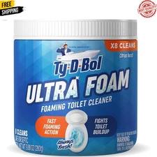Ty-D-Bol Ultra Foam Toilet Bowl Cleaner - Provides Up to 8 Cleans Citrus Scent