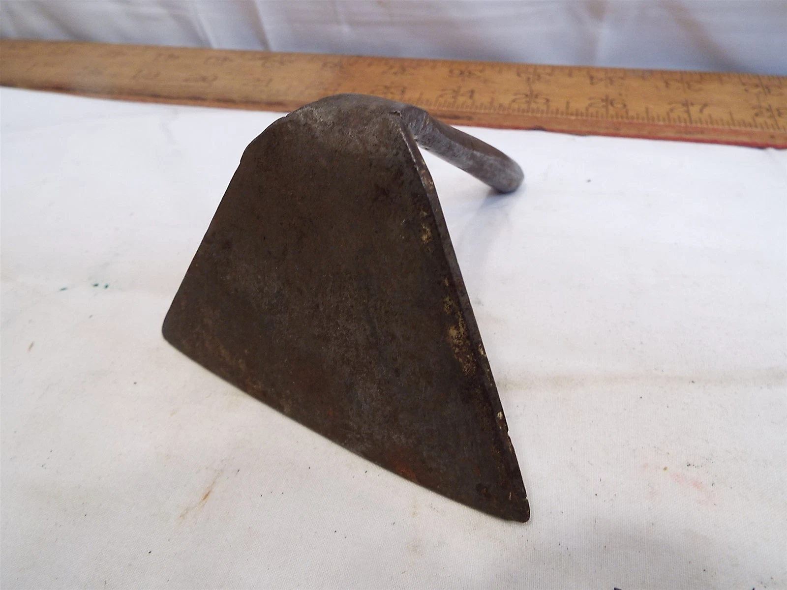 Antique Blacksmith Hand Forged Dough Scraper Knife Kitchen Tool Primitive Blade