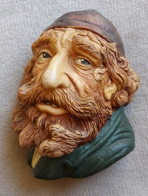 Kopf im Fagan-Bossons Stil, Wandbehang sehr guter Zustand