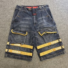Vtg Marithe Francois Girbaud Baggy Denim Shorts Mens 32x14.5 Double Shuttle Tape