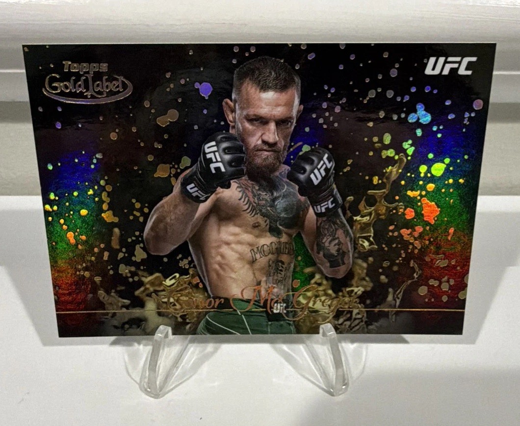 2024 Topps Gold Label UFC Gold Splatter Conor McGregor #GSP-26 Case Hit SSP 🔥🔥