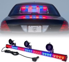 Xprite Police Lights 31.5 Inch Led Traffic Advisor Light Bar 21 Flashing Pa...