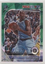 2019-20 Panini NBA Hoops Premium Stock Green Cracked Ice Prizm Gorgui Dieng 1s8