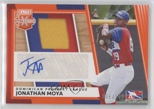 2022 Panini Elite Extra Edition Orange 6/149 Jonathan Moya #DMS-JM Auto sc8