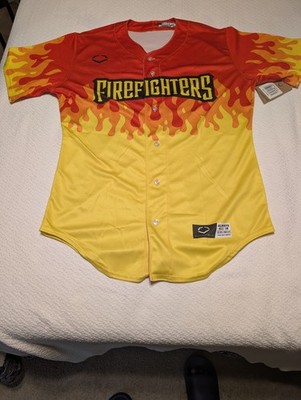 Firefighters EvoShield BBCL Jersey - Red Flame Men's Medium