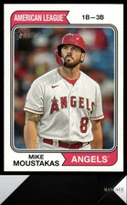 2023 Topps Heritage #638 Mike Moustakas Los Angeles Angels