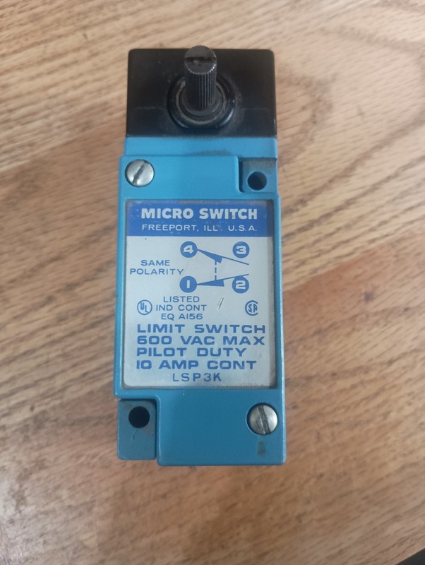 HONEYWELL LSP3K Micro Switch  600volts Ac Made In USA   10 Amp  Heavy Duty(USED)