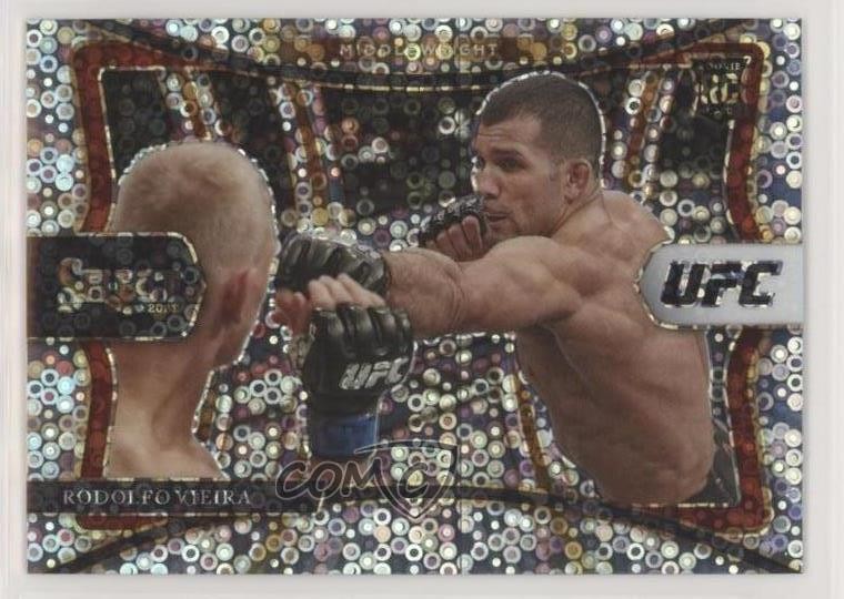 2021 Panini Select UFC Premier Level Disco Prizm Rodolfo Vieira #188 0lu2