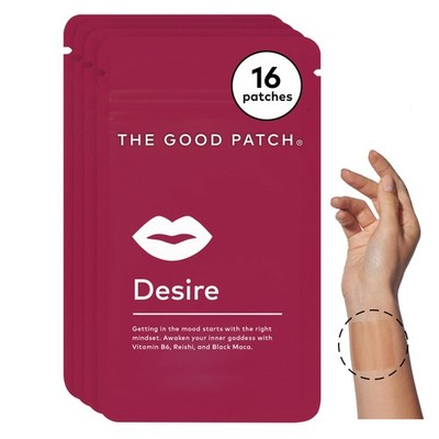 The Good Patch Desire Sexual Wellness Patches, Get in the Mood, Natural with ...