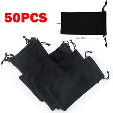 50x 18cm 9cm Micro Fiber Sunglasses Carrying Pouch Soft Case Glasses Bag NEW