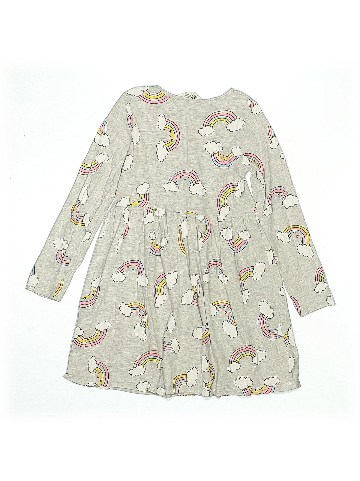 H&M Girls Gray Dress 4 thumbnail 2