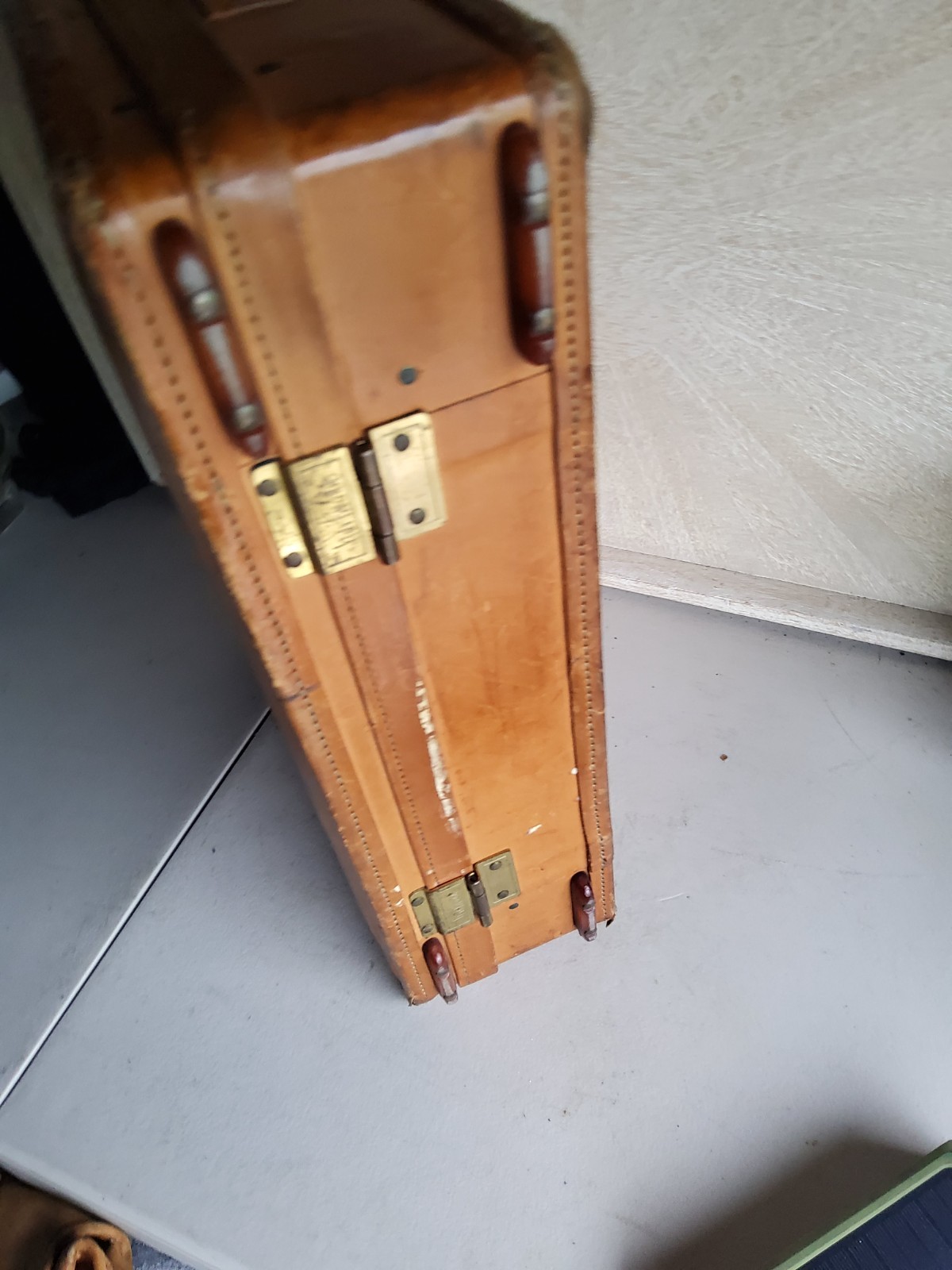 vtg hartmann leather briefcase .no code. - image 10