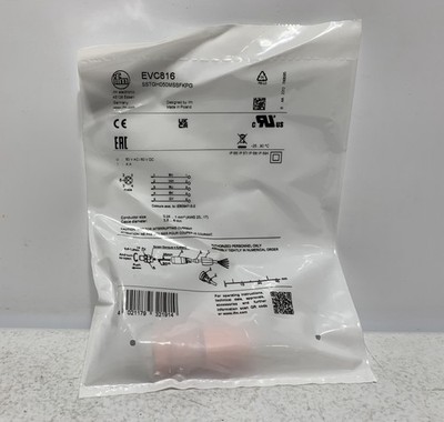 IFM Electric EVC816 M12 Male Connector 5-Pin (lot of 5)