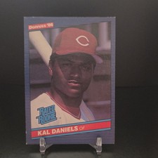 Donruss 1986 Rated Rookie Kal Daniels Reds #27 MLB BASEBALL CARD Base Set. rookie card picture